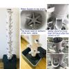 DIY Green Garden 15-Layer Vertical Hydroponic Tower – 45 Plant Sites with Pump & Movable Water Tank