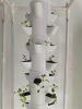 DIY Green Garden 15-Layer Vertical Hydroponic Tower – 45 Plant Sites with Pump & Movable Water Tank